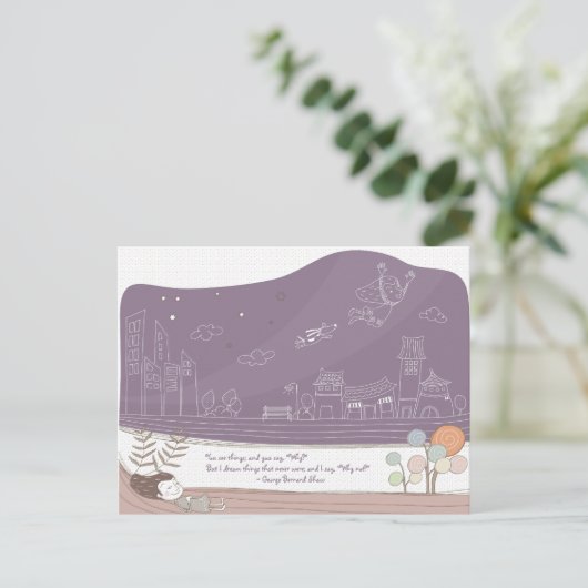 Whimscape 1 carte postale (Debout devant)