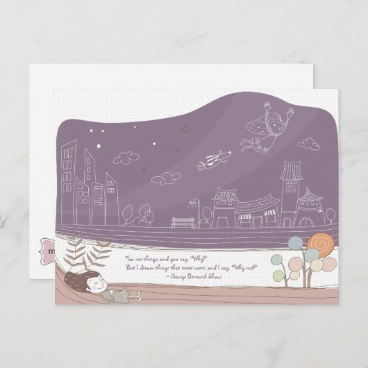 Whimscape 1 carte postale (Devant / Derrière)