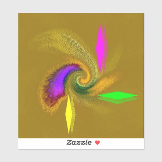 "Whimsical" Aangepast gesneden vinylSticker Sticker (Vel)