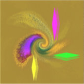 "Whimsical" Aangepast gesneden vinylSticker Sticker (Voorkant)