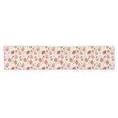 Whimsical Aardbeien Party Table Runner Korte Tafelloper (Horizontaal)