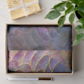 Whimsical Abstract Dragon Scales Cool Fractal Art Tissuepapier (Geschenk)