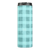 Whimsical Abstract Mermaid Nautical Teal Seashells Thermosbeker (Achterkant)