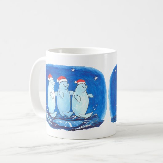 Whimsical Alaska Wildlife Coffee Mok (Voorkant links)