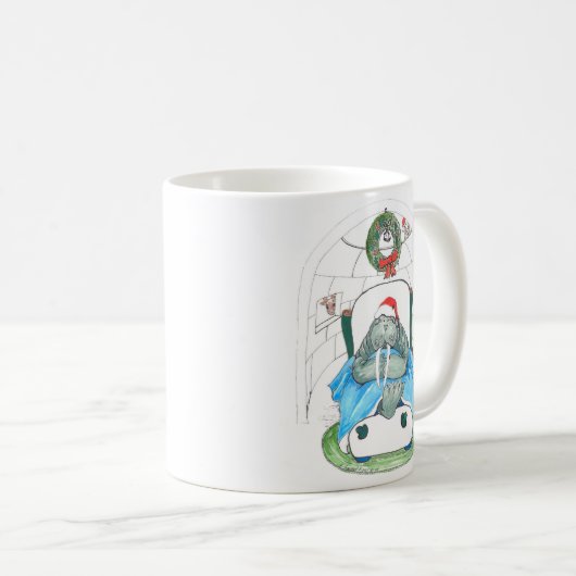 Whimsical Alaska Wildlife Coffee Mok (Voorkant rechts)