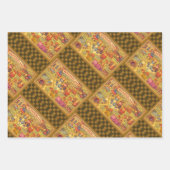 Whimsical Alice in Wonderland Kaart Inpakpapier Vel (Voorkant 3)