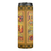 Whimsical Alice in Wonderland Kaart Thermosbeker (Achterkant)