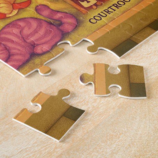 Whimsical Alice in Wonderland Map Legpuzzel (Zijkant)