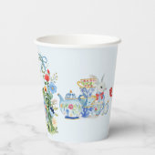 Whimsical Alice in Wonderland Verjaardag Papieren  Papieren Bekers (Achterkant)