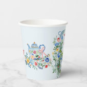 Whimsical Alice in Wonderland Verjaardag Papieren  Papieren Bekers (Voorkant)