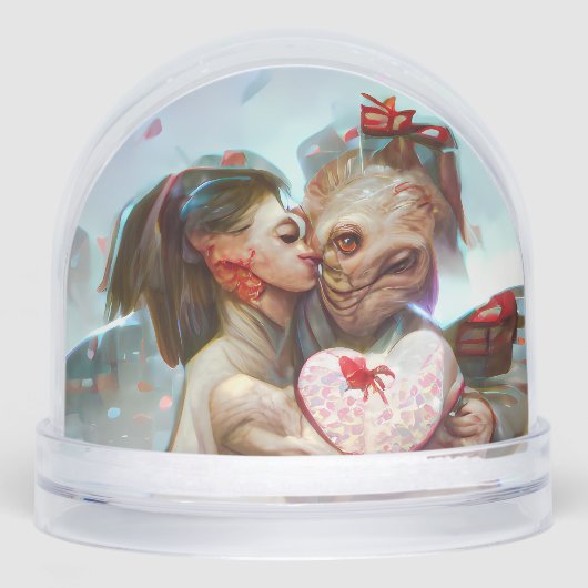 Whimsical Alien Romance Sneeuwbol (Voorkant)