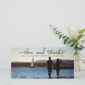 Whimsical Amour Et Merci Mariage manuscrit (Debout devant)