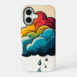 Whimsical Anime Cloud Telefoonhoes iPhone 16 Hoesje