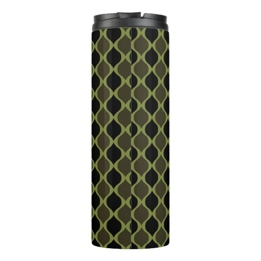 Whimsical Army thema Patroon Thermosbeker (Achterkant)