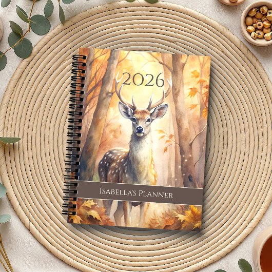 Whimsical Autumn Deer - Seizoensgebonden Fairycore Planner