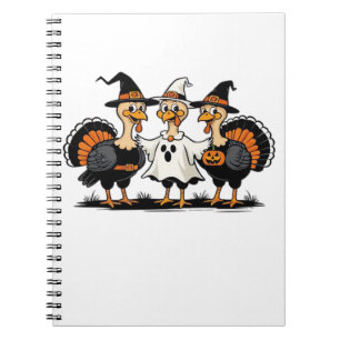 Whimsical Autumn Patchwork Pompoen Gezellige Herfs Notitieboek