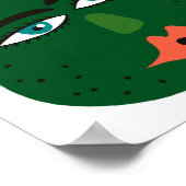 Whimsical Avocado Art Poster (Hoek)