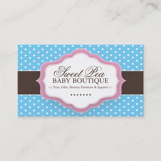 Whimsical Baby Boutique Visitekaartjes (Voorkant)