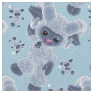 Whimsical Baby Plush Speelgoed Sheep Country Blue Stof