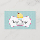 Whimsical Bakery Blue Visitekaartje (Voorkant)
