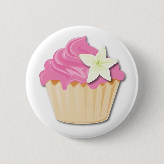 WHIMSICAL BAKERY CUPCAKE PIN RONDE BUTTON 5,7 CM (Voorkant)