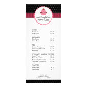 Whimsical Bakery Cupcake Roze Rack Kaarten (Voorkant)