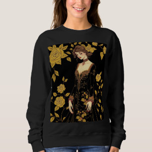 Whimsical Baroque Muse Sweatshirt - Broder Or