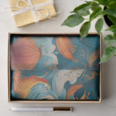 Whimsical Battleship AI-Gegenereerd Ontwerp Tissuepapier (Geschenk)