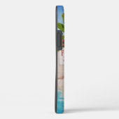 Whimsical Beach Babe Flamingo No. 2 Waterverf Art Case-Mate iPhone Case (Achterkant / Rechts)