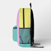 Whimsical Beach Seashells Bedrukte Rugzak (Rechts)