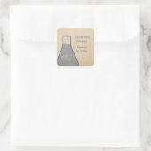 Whimsical Beaker Save the Date Stickers (Blauw) (Tas)