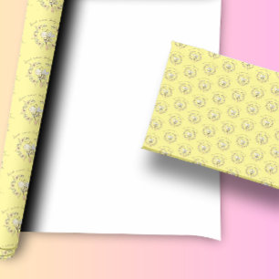 Whimsical Bee WreatBaby shower Cadeaupapier