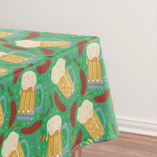 Whimsical Beers & Brats Tafelkleed (Voorbeeld)