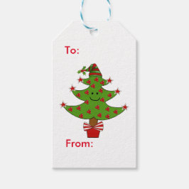 Whimsical Berry Tree Cadeaulabel