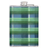 Whimsical Big-Eyed Funky Abstract Kitty Cat Heupfles (Achterkant)