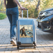 Whimsical Bigfoot en Orka Sticker (Koffer Insitu)