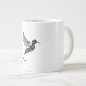Whimsical Bird Pattern Illustration Coffee Mug (Devant droit)