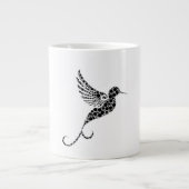 Whimsical Bird Pattern Illustration Coffee Mug (Devant)