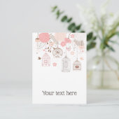 Whimsical Birdcages Personalized Briefkaart (Staand voorkant)