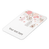 Whimsical Birdcages Personalized Magneet (Linkerzijde)