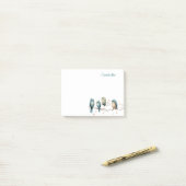 Whimsical Birds on Branches Tijdloze Elegantie Post-it® Notes (Op bureau)