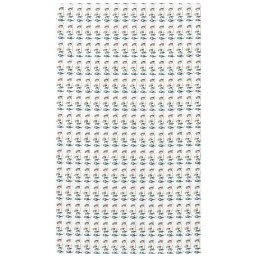 Whimsical Birds on Branches Tijdloze Elegantie Tafelkleed (Voorkant)