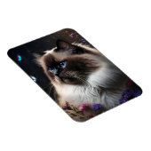 Whimsical Birman Cat Flexible Magnet Magneet (Rechterzijde)