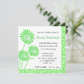 Whimsical Birthday Invitation Kaart (Staand voorkant)