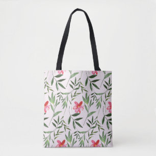 Whimsical Bloem Licht & Lieflijk Draagtas