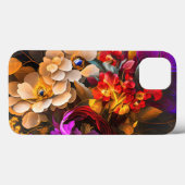 Whimsical Bloemen Romance Case-Mate iPhone Case (Achterkant (horizontaal))