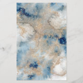 Whimsical Blooms: Elegante Waterverf Flyer (Achterkant)