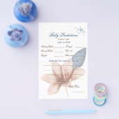 Whimsical Blooms: Elegante Waterverf Flyer (Enkel)
