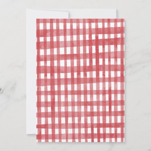 Whimsical Boerderij Dieren Barnyard Verjaardag Jon Kaart (Achterkant)