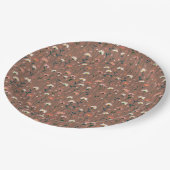 Whimsical Boho Floral Pattern Herfst House Warming Papieren Bordje (Gekanteld)